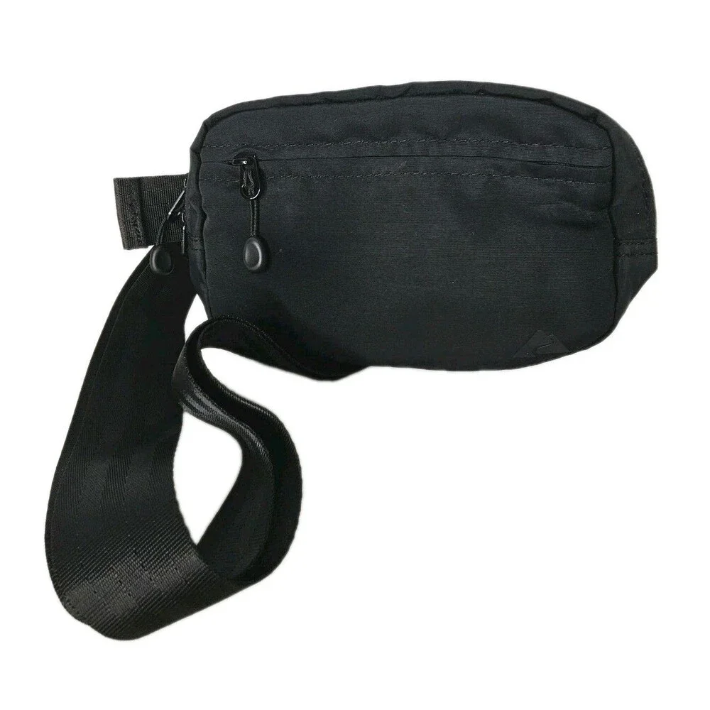 Womens Black Cross Body/ Adjustable Waist Bag Belt Bag